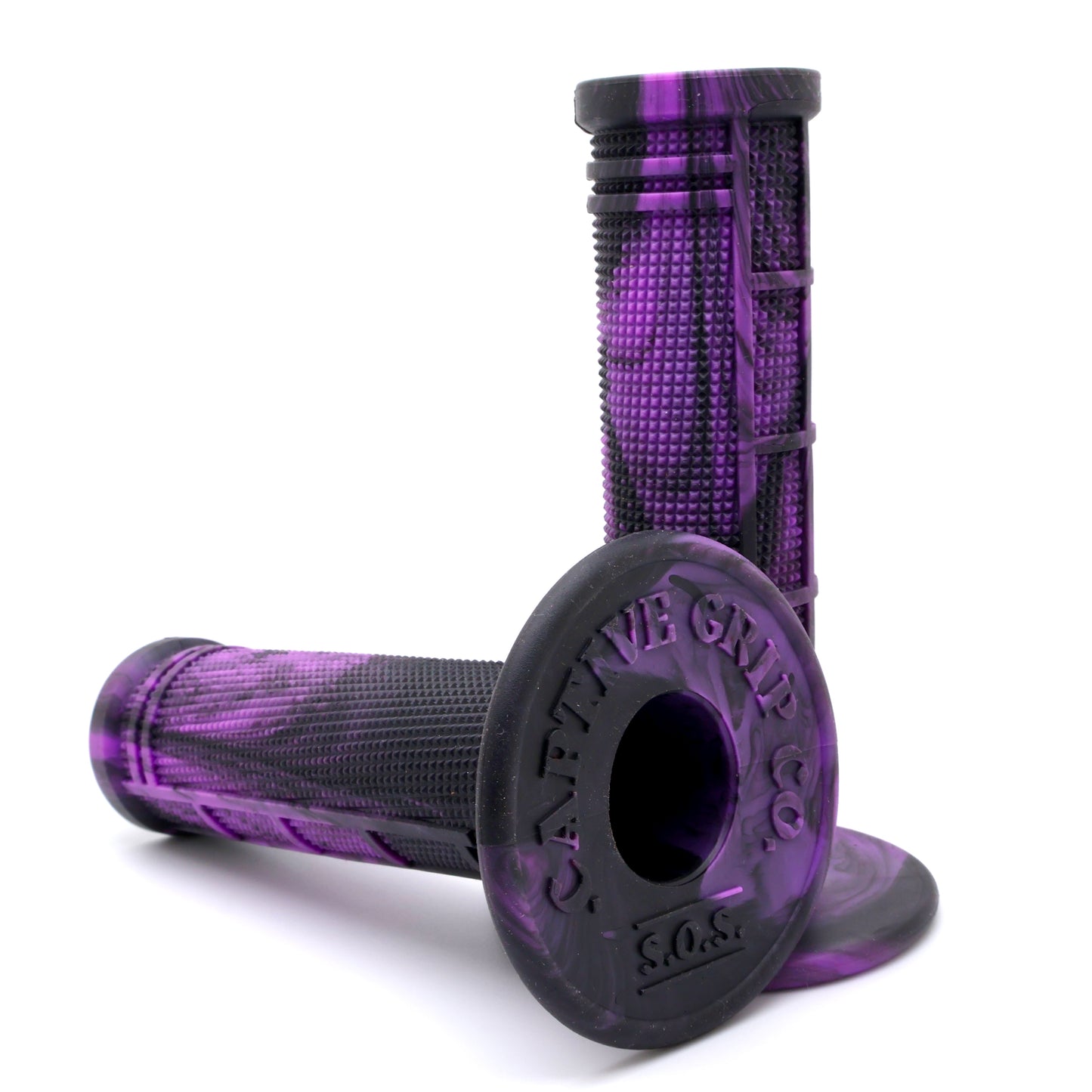 .PURPLE/BLACK Captive S.O.S. Half Waffle Grip