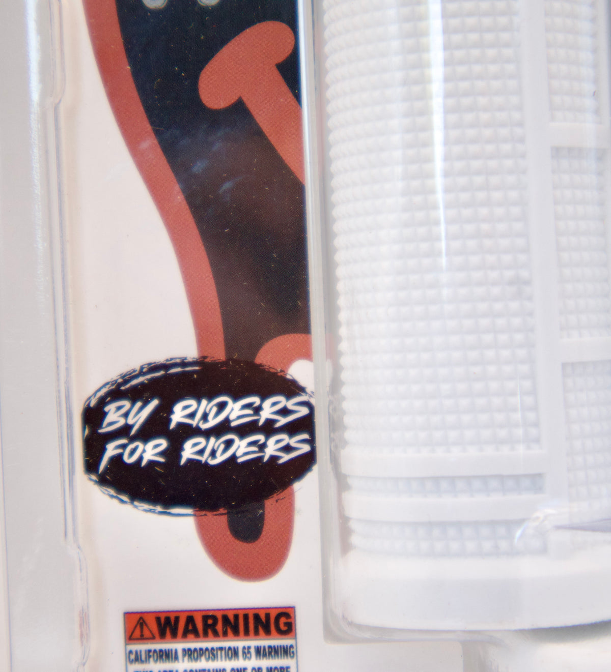 WHITE Captive Half Waffle Grips