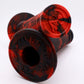 .RED/BLACK Captive Half Waffle Grips