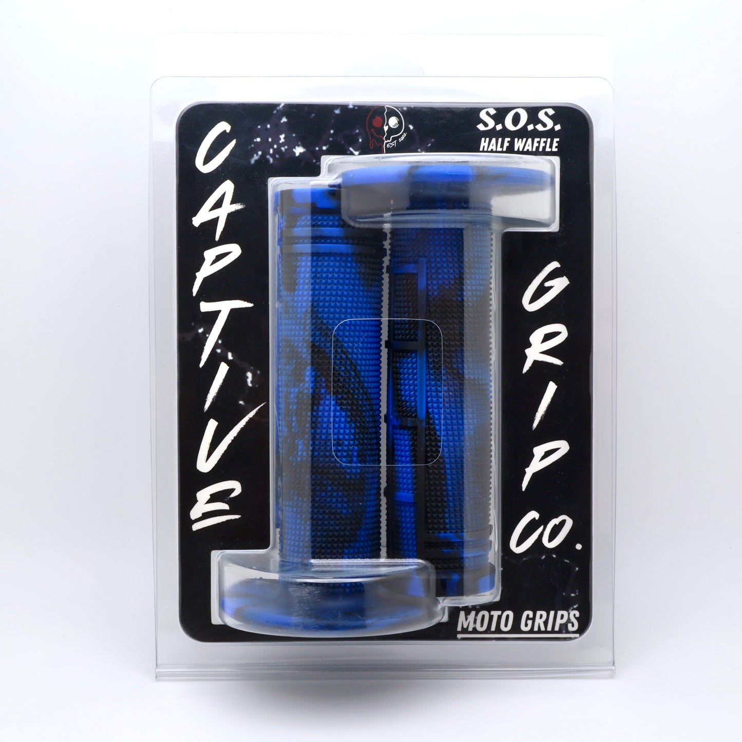 .BLUE/BLACK Captive S.O.S. Half Waffle Grip