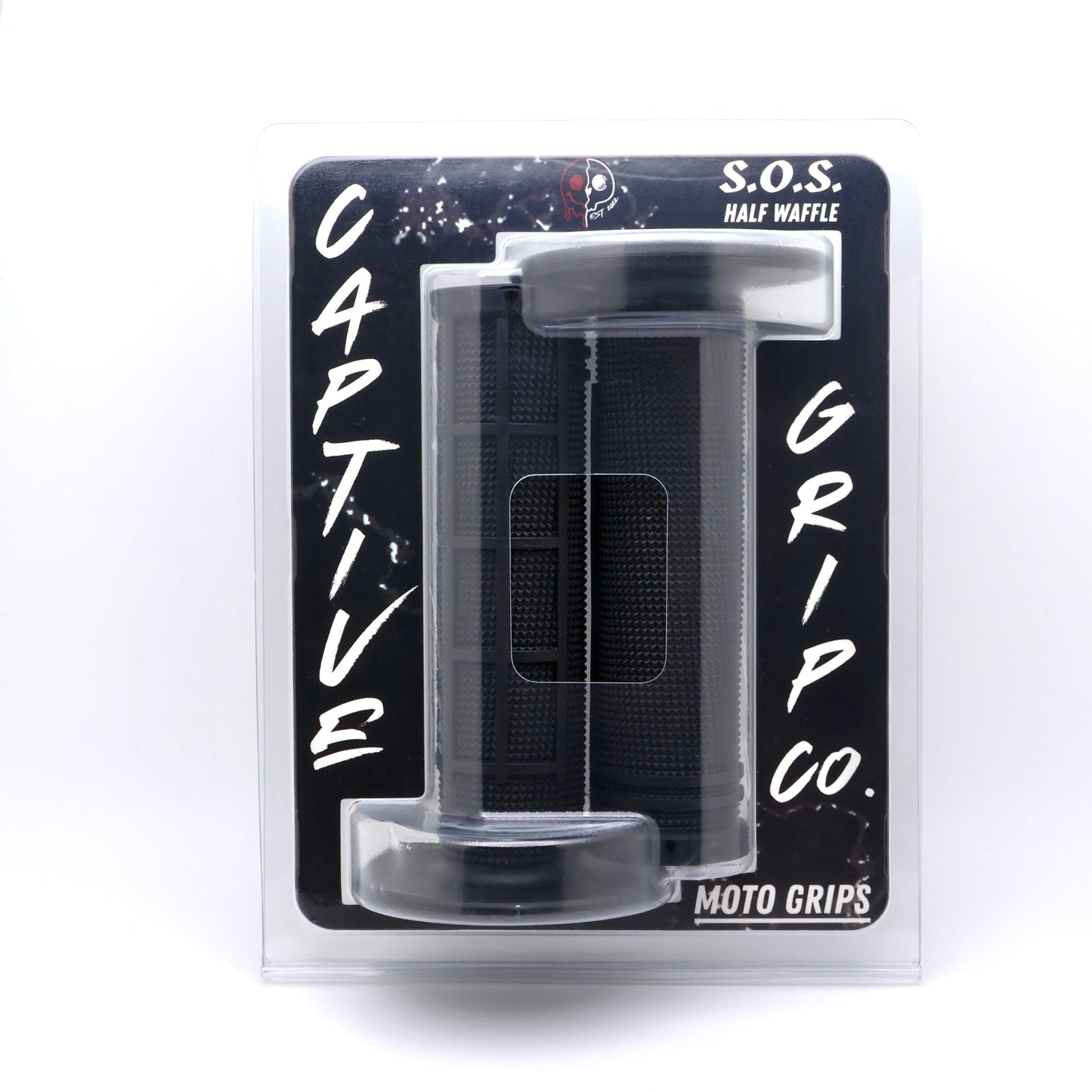 .Black Captive Grip Co S.O.S. Half Waffle Grip