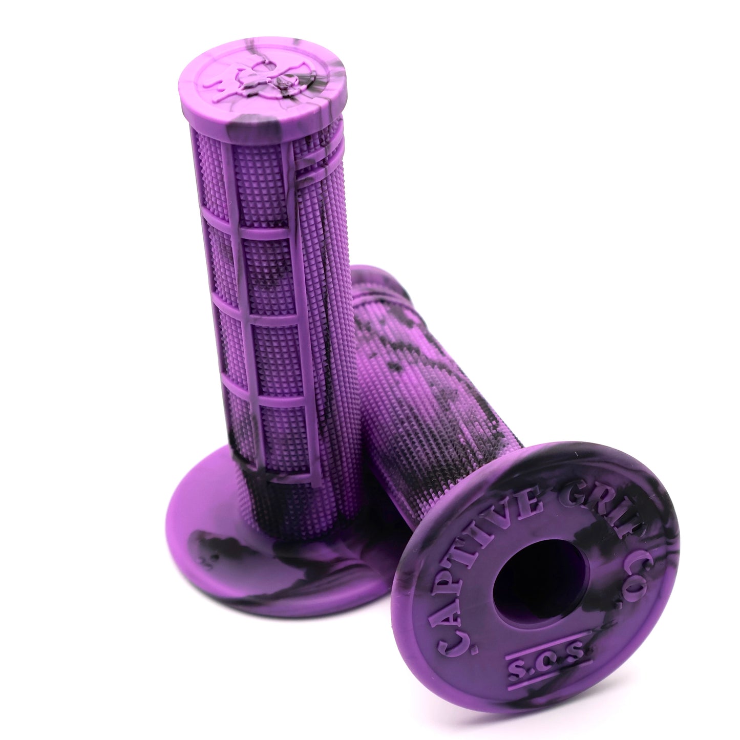 . NEW PURPLE/BLACK Captive S.O.S. Half Waffle Grip (Copy)