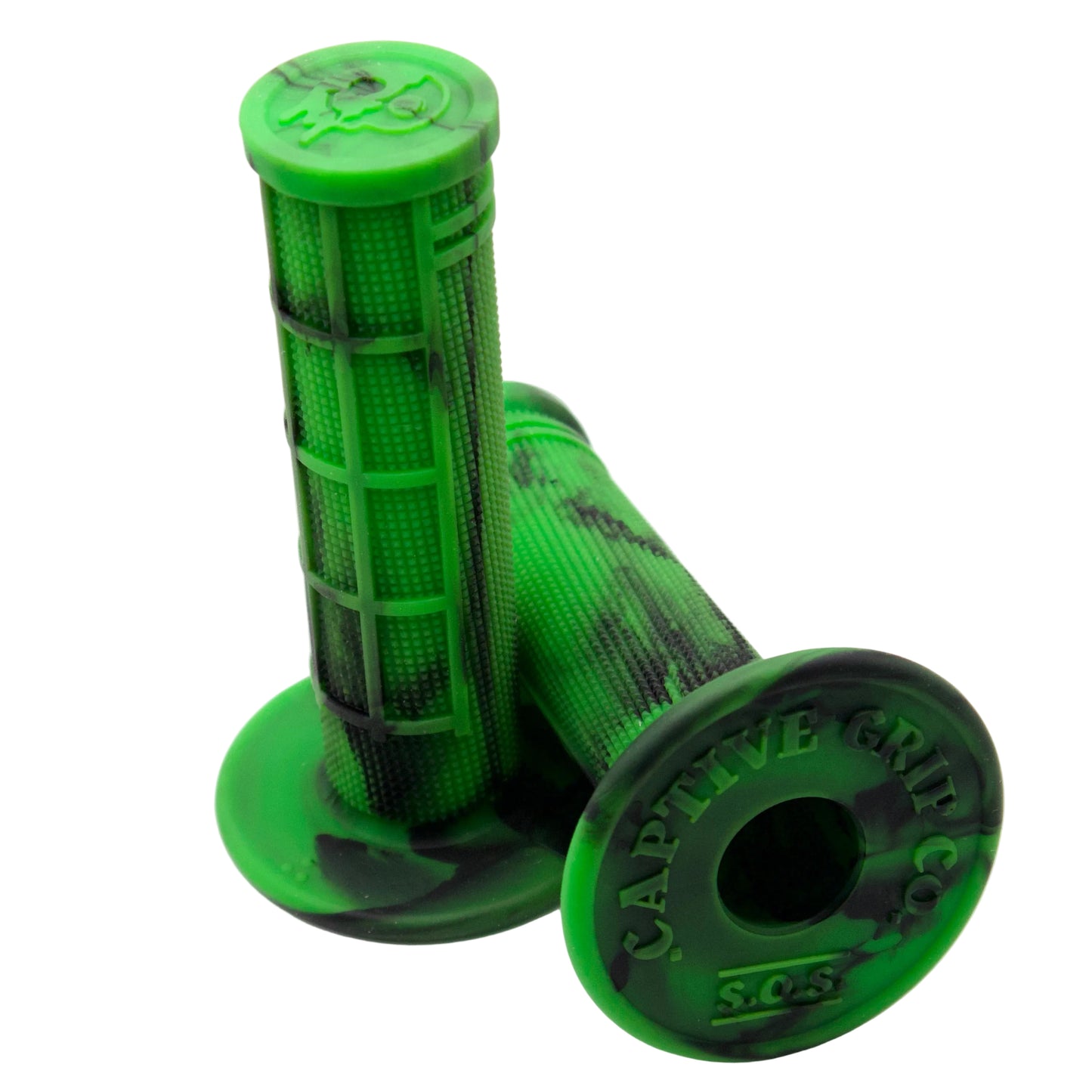 . NEW GREEN/BLACK Captive S.O.S. Half Waffle Grip