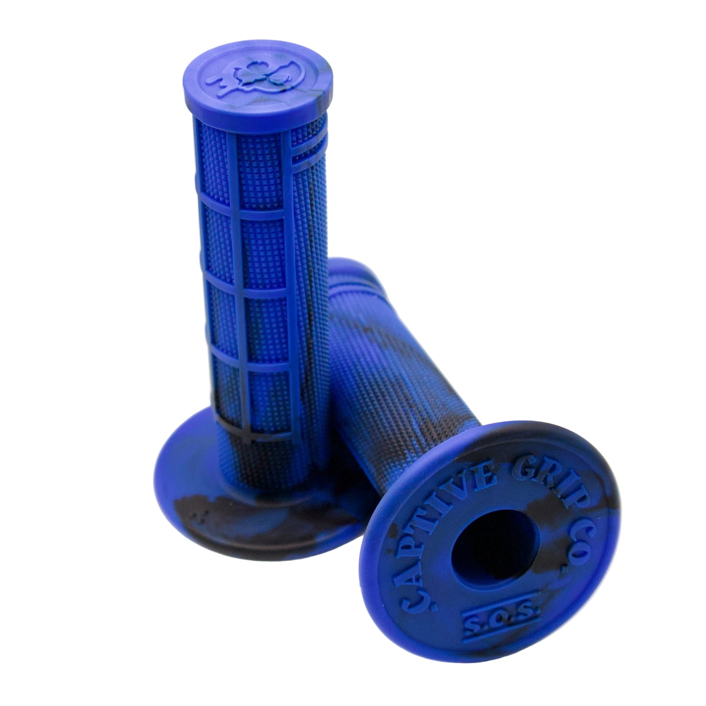 . NEW BLUE/BLACK Captive S.O.S. Half Waffle Grip. .