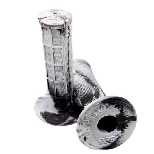 NEW .WHITE/BLACK Captive S.O.S. Half Waffle Grips