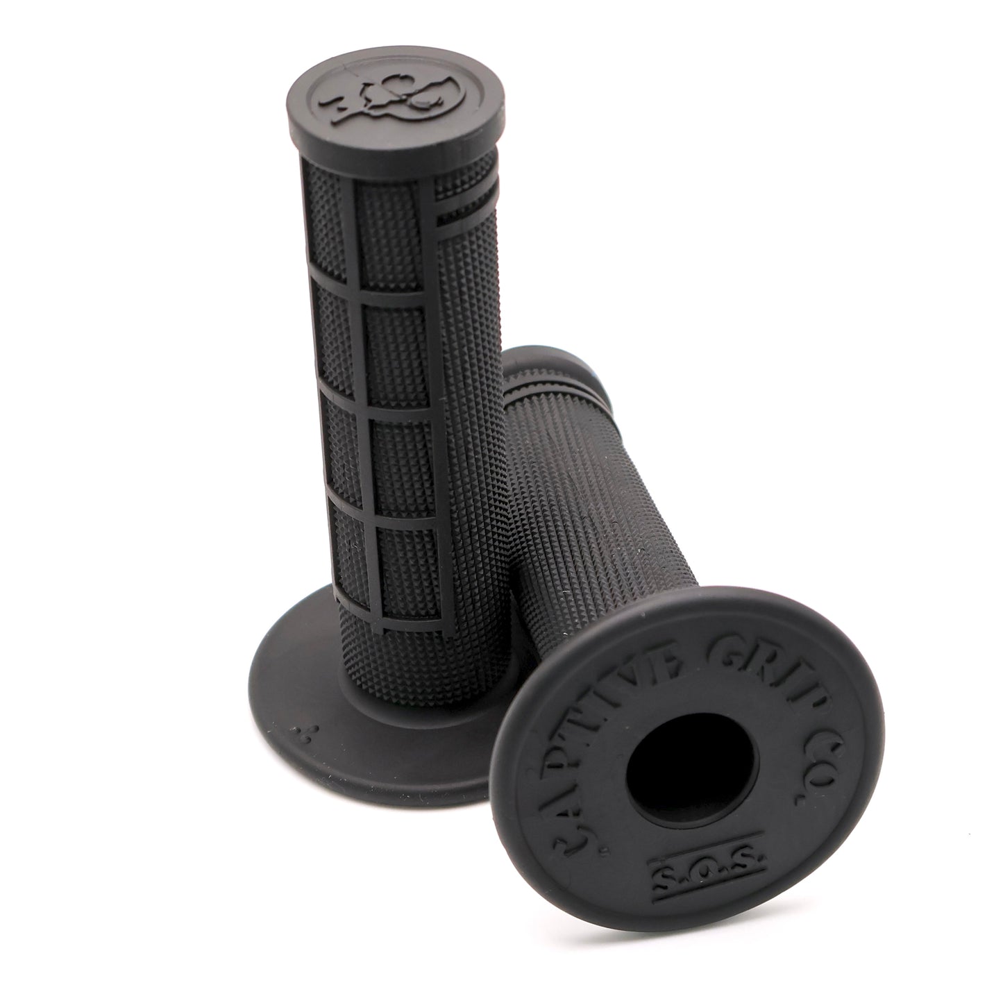 . NEW Black Captive Grip Co S.O.S. Half Waffle Grip