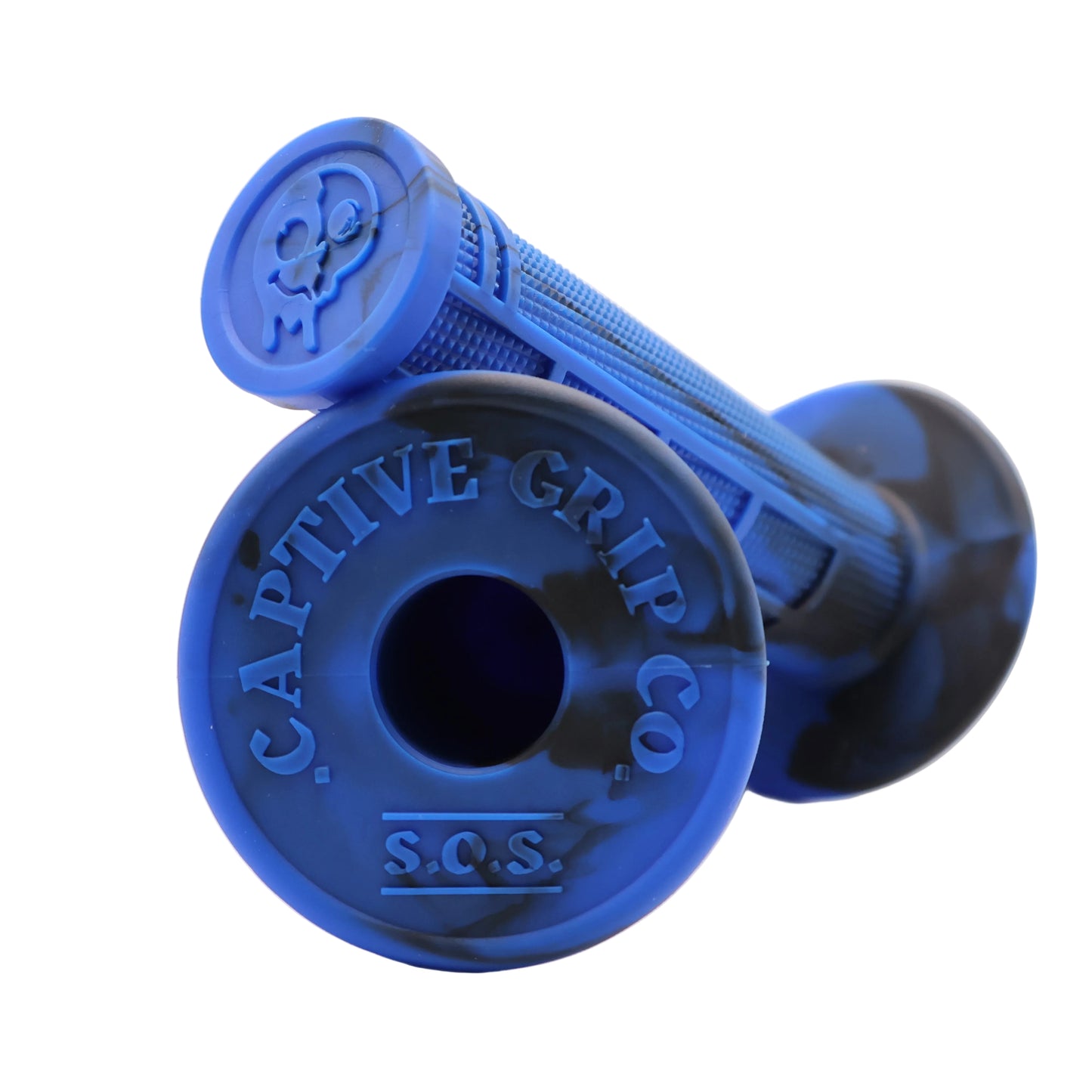 . NEW BLUE/BLACK Captive S.O.S. Half Waffle Grip. .