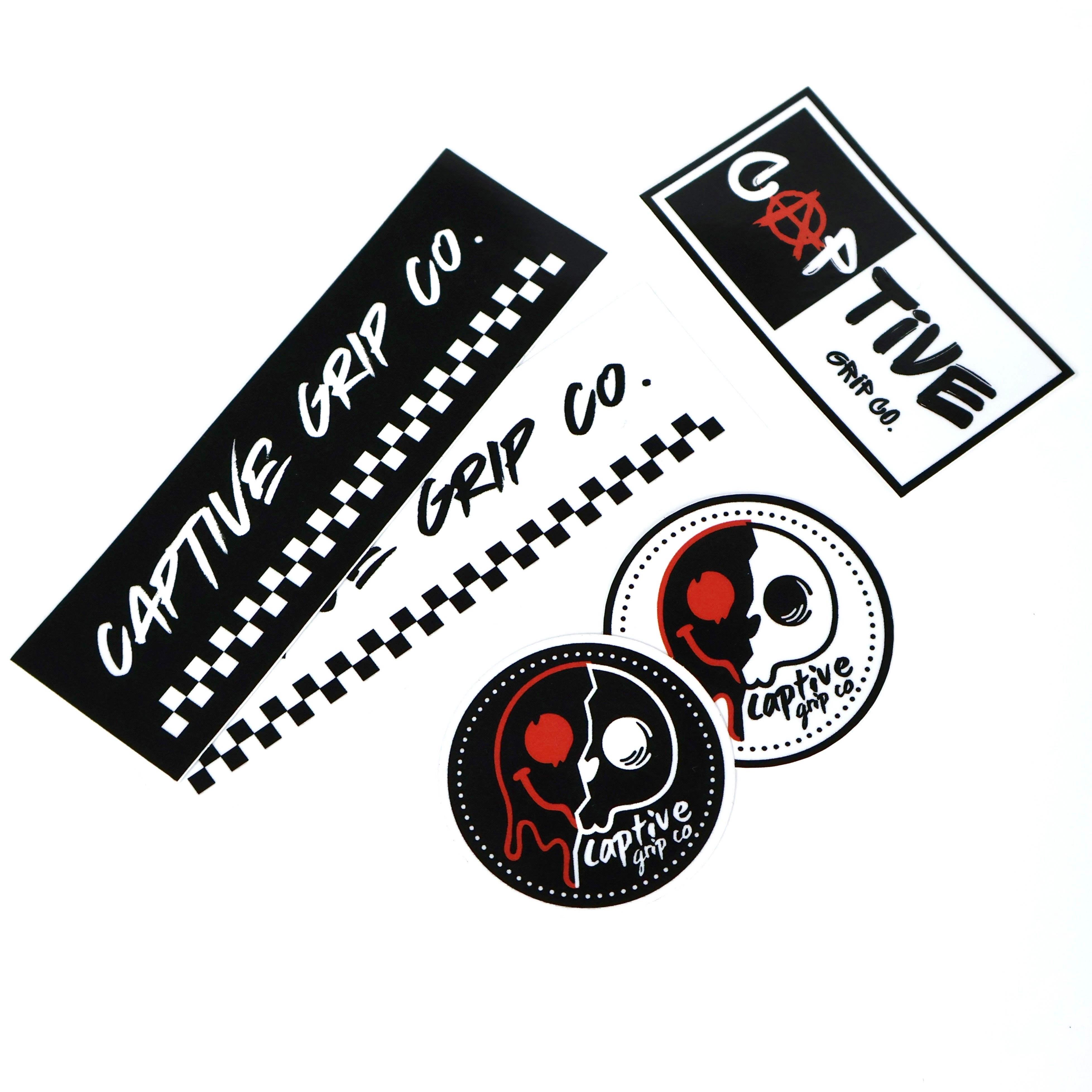 Stickers Stack.c 5 STICKER STACK – Captive Grip Co LLC