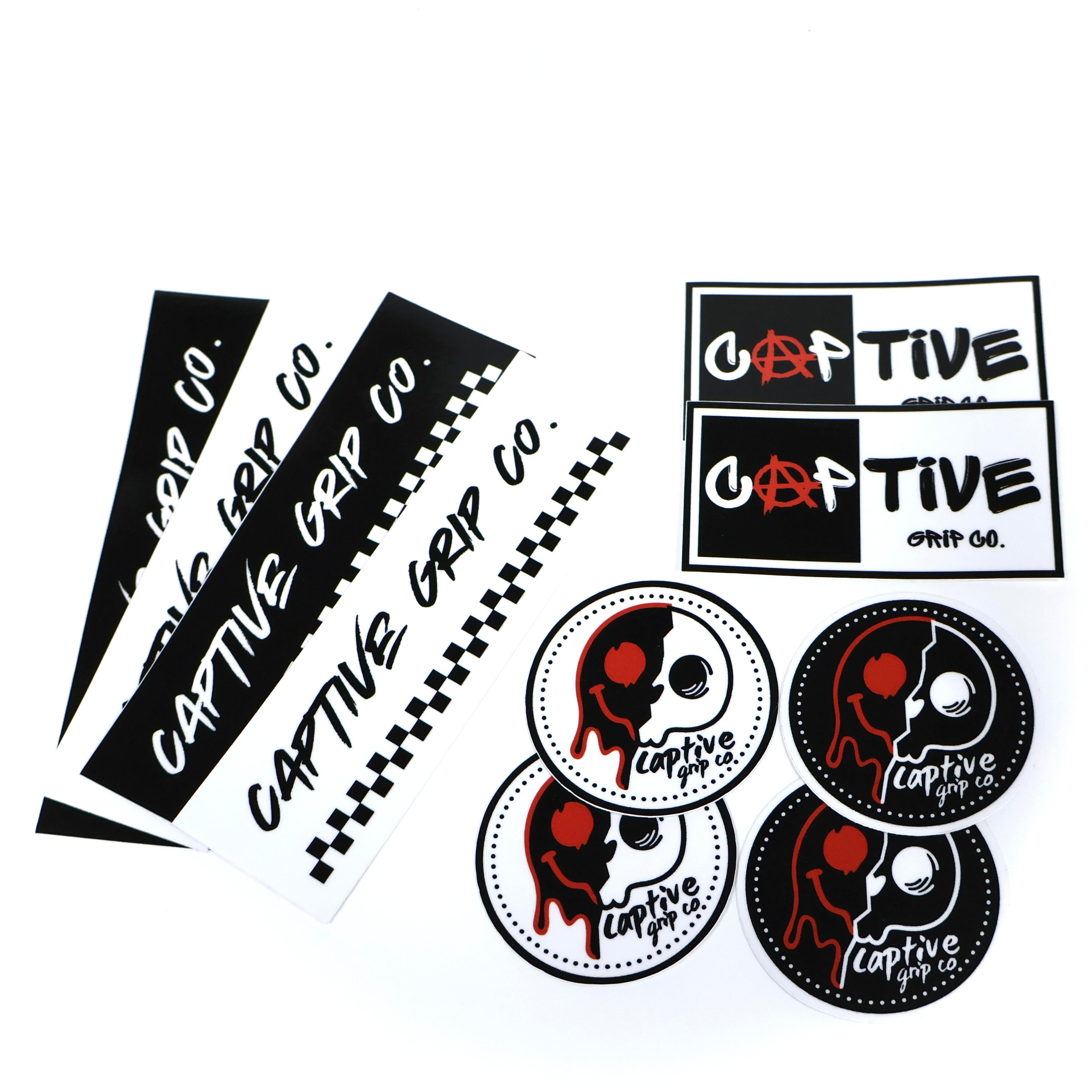 10 STICKER STACK – Captive Grip Co LLC